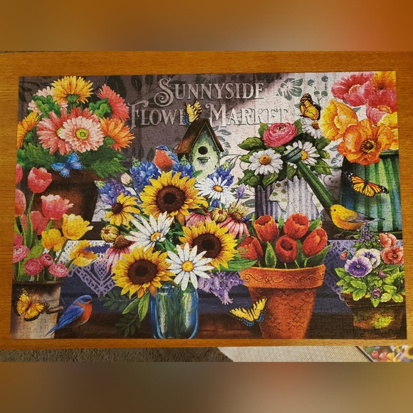 Sunnyside Flower Market, 1000 piece puzzle - Picture 8 of 8